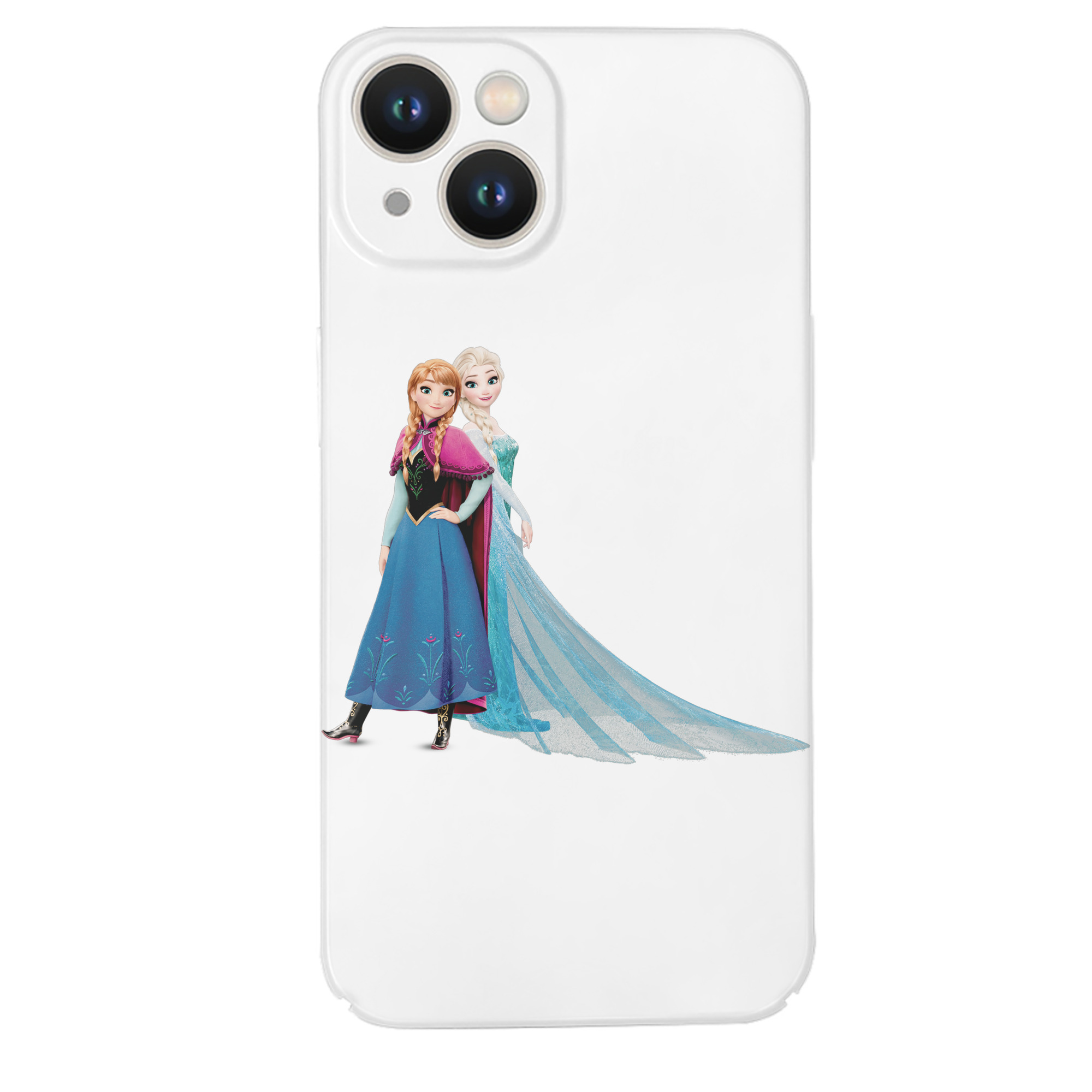 （画像用） アナと雪の女王 アンナ エルサ Frozen Anna Elsa 【iPhone 14シリーズ対応】ハードケース